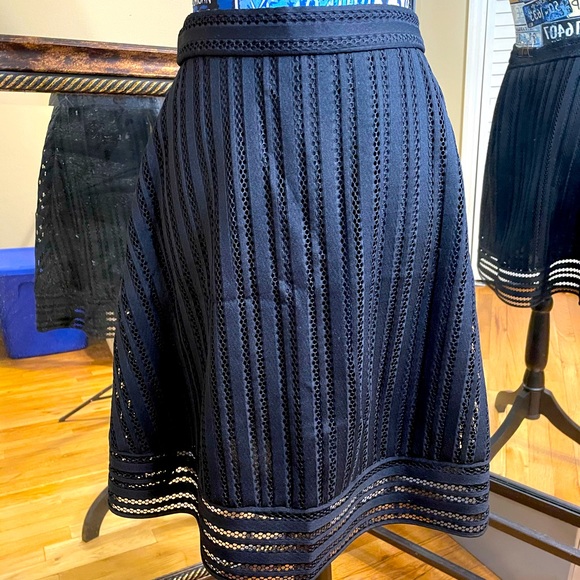 ❌Black Eyelet Skirt - Picture 1 of 3